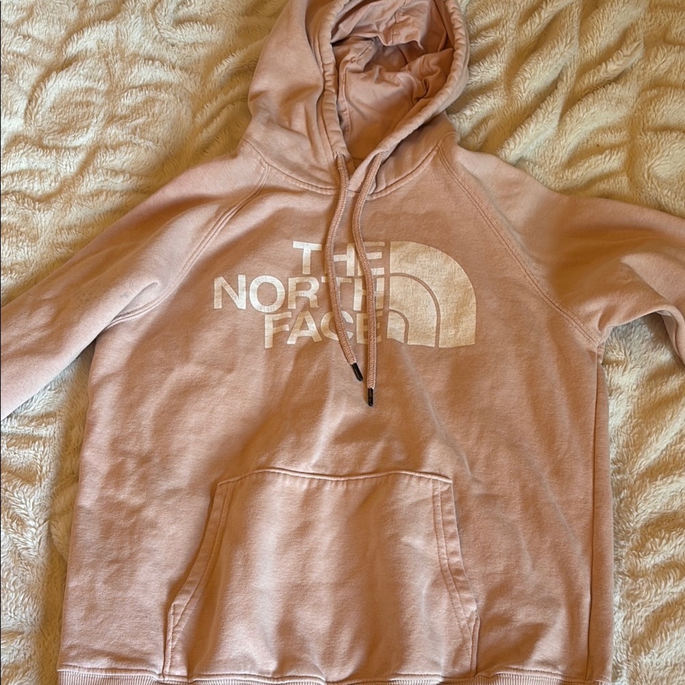 North Face Light Pink Pullover Hoodie